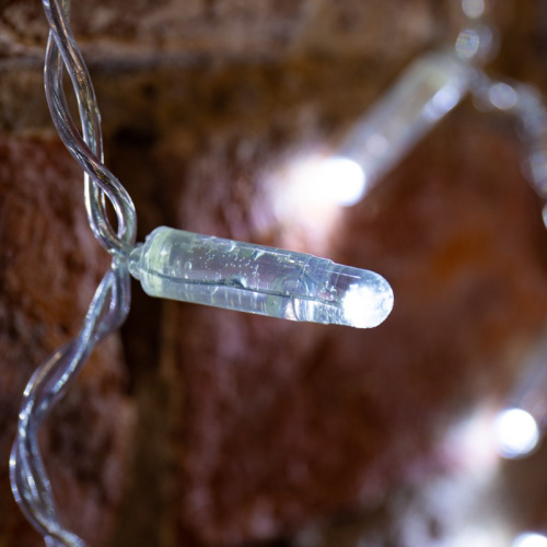 картинка Гирлянда Светодиодный Дождь 2х1,5м,  постоянное свечение,  прозрачный провод,  230 В,  диоды БЕЛЫЕ от магазина Сантехстрой