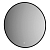 картинка Зеркало Defesto AURA DF 2983S 60х60 см, с LED-подсветкой, сенсорный выключатель, нейтральный белый свет, рама черная от магазина Сантехстрой