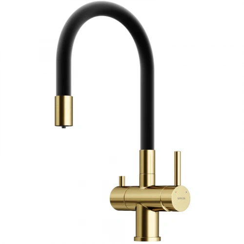 картинка Смеситель для кухни с подключением к фильтру Sancos Lucia SC4004BG от магазина Сантехстрой