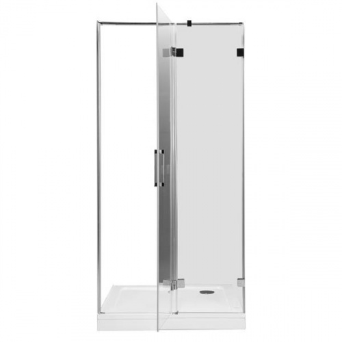 картинка Душевая дверь Aquanet Beta NWD6221 100 L 185947 профиль Хром стекло прозрачное от магазина Сантехстрой