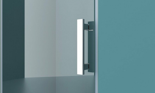 картинка Душевая дверь BelBagno Kraft 100 KRAFT-B-12-60/40-C-Cr-L профиль Хром стекло прозрачное от магазина Сантехстрой