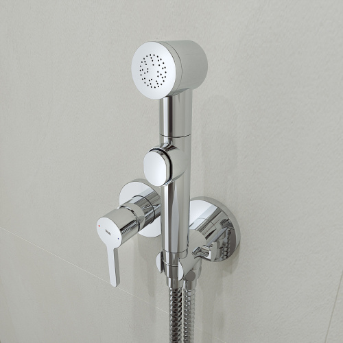 картинка Гигиенический душ со смесителем Iddis Axes AXESBR2i08 Хром от магазина Сантехстрой