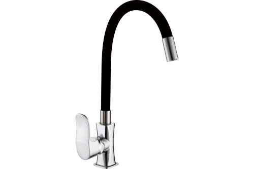 картинка Смеситель для кухни D-Lin черный D155318-1 от магазина Сантехстрой