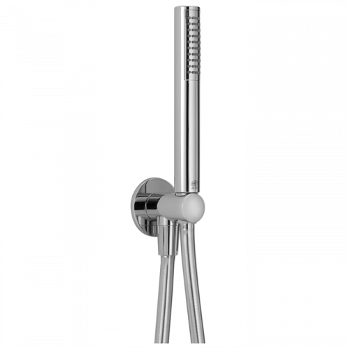 картинка CISAL Shower Душевой гарнитур:ручная лейка,шланг 150 см,вывод с держателем, цвет хром от магазина Сантехстрой