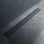 картинка W02SC-U11-080-04BM PrimeFlow Трап для душа линейный универс затвор Tile 80см цвет черн мат от магазина Сантехстрой