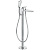 изображение смеситель для отдельно стоящих ванн kludi balance dn 15 однорычажный, хром (525900575)