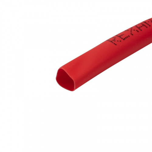 картинка Трубка термоусаживаемая ТУТ нг 4,0/2,0мм,  красная,  ролик 2,44м REXANT от магазина Сантехстрой