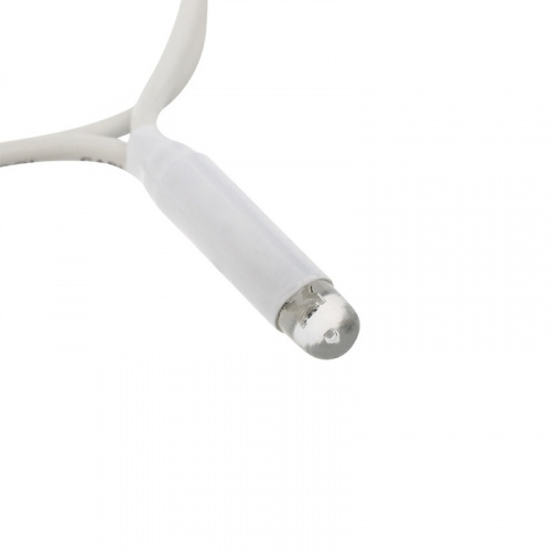 картинка Гирлянда светодиодная Занавес (Дождь),  2х1,5м,  360 LED СИНИЙ,  белый КАУЧУК,  IP67, постоянное свечение,  230В,  соединяется (шнур питания в комплекте) от магазина Сантехстрой