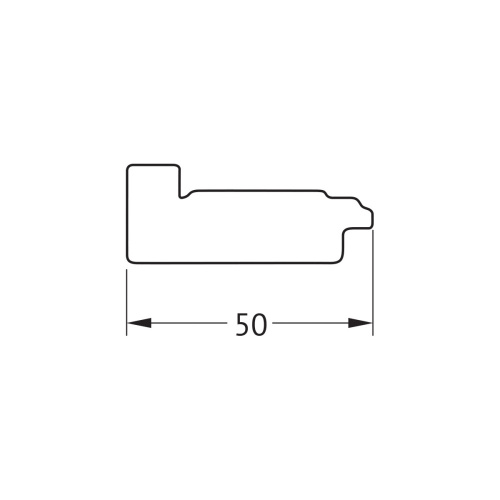 картинка Зеркало Evoform Definite BY 7493 52x102 состаренное дерево от магазина Сантехстрой