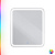картинка Зеркало Cezares Multicolore 70 CZR-SPC-MC-700-800-RGB-TCH с подсветкой с сенсорным выключателем и функцией памяти от магазина Сантехстрой