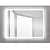 картинка Зеркало BelBagno 90 spc-mar-900-600-led-btn Хром от магазина Сантехстрой