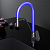 картинка f8007827 like, смеситель для кухни с каналом для питьевой воды и гибким изливом, черн., синий излив