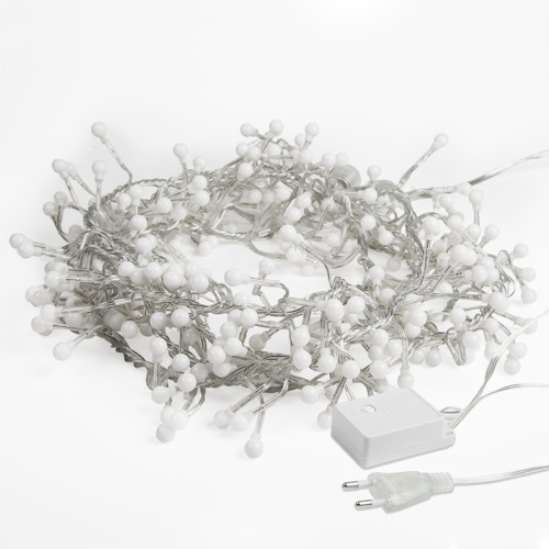 картинка Гирлянда Мишура LED 6 м прозрачный ПВХ,  576 диодов,  цвет белый от магазина Сантехстрой