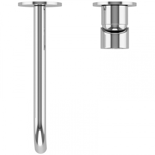 картинка Смеситель для раковины Cezares Leaf LEAF-BLI2-20-L-01-W0 Хром от магазина Сантехстрой