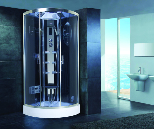 картинка Душевая кабина Niagara Ultra NG-902-01 (100х100х220) низкий поддон(16см),стекло тонированное,5 мест от магазина Сантехстрой