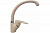 картинка смеситель для кухни d-lin с высоким изливом, бежевый матовый d150409-w
