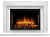 картинка Портал Firelight Simple 25 белый мрамор от магазина Сантехстрой