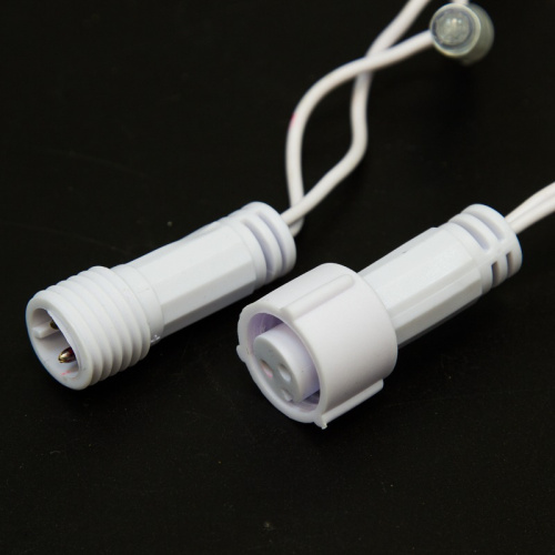 картинка Гирлянда Нить 10м,  с эффектом мерцания,  белый ПВХ,  230В,  цвет Тёплый белый от магазина Сантехстрой