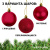 картинка Набор ёлочных шаров Winter Glade, пластик, 6 см, 24 шт, красный микс от магазина Сантехстрой
