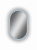 картинка Зеркало Reflection Look с бесконтактным сенсором, диммером, холодная подсветка 600х1000 от магазина Сантехстрой