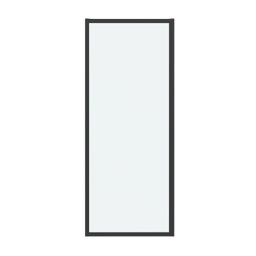 картинка Душевая перегородка 200.K33.02.90.21.00 Cosmo (90*195) черный матовый, стекло прозрачное, 1 место от магазина Сантехстрой