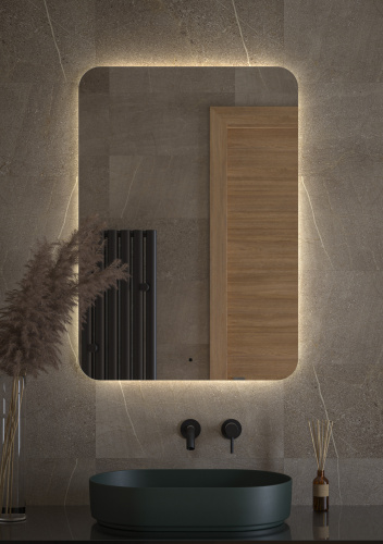 картинка Зеркало с LED-подсветкой 32 W DEFESTO DF 2809R от магазина Сантехстрой