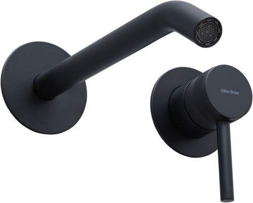 картинка Смеситель для раковины Allen Brau Priority 5.31A03-31 (с внутренней частью) черный матовый от магазина Сантехстрой