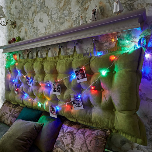 картинка Гирлянда Твинкл Лайт 6 м,  прозрачный ПВХ,  40 LED,  цвет Мультиколор от магазина Сантехстрой