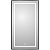 картинка Зеркало BelBagno Kraft 50 SPC-KRAFT-500-900-LED-TCH-WARM-NERO с подсветкой Черное с сенсорным выключателем и подогревом от магазина Сантехстрой