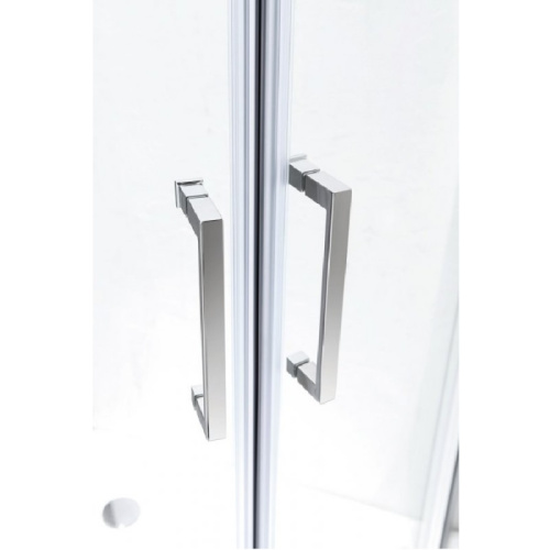 картинка Душевой уголок Cezares Molveno RH-2 120х90 профиль Хром стекло прозрачное от магазина Сантехстрой
