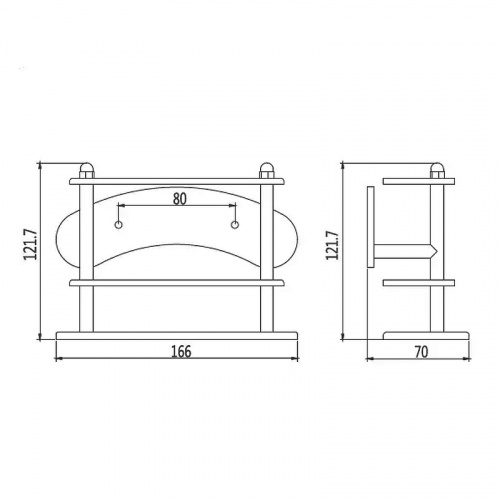 картинка Держатели зубных щеток Haiba HB102, хром от магазина Сантехстрой