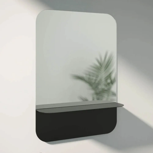 картинка Зеркало Evoform Shadow BY 0551 50х70 с полкой от магазина Сантехстрой