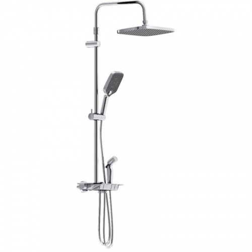 картинка 953770000 Gala ДС с ванно-душевым ТМС смесителем-полкой и гиг.душем, хром от магазина Сантехстрой