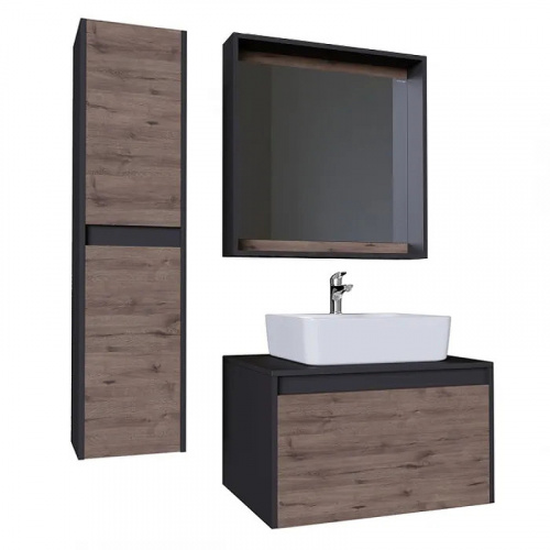 картинка Зеркало Grossman Смарт 60 206007 Веллигтон Графит от магазина Сантехстрой