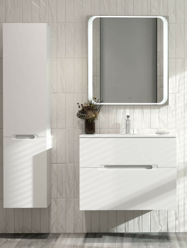 картинка Зеркало Jorno Modul 80 Mоl.02.77/W с подсветкой с сенсорным выключателем от магазина Сантехстрой