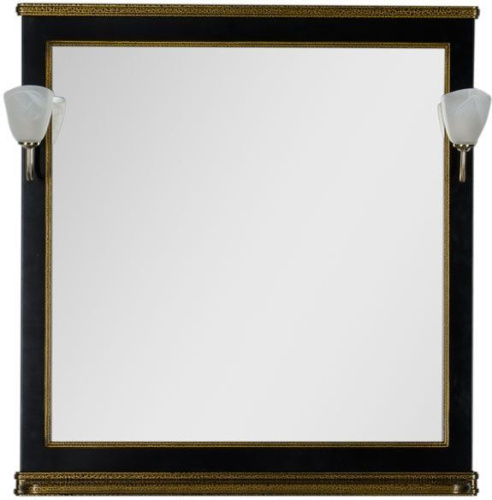 картинка Зеркало Валенса 100 Aquanet 00180294 Черное от магазина Сантехстрой