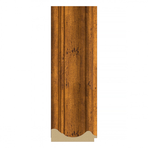 картинка Зеркало настенное Polygon EVOFORM в багетной раме травленая бронза, 59х79 см, BY 7213 от магазина Сантехстрой