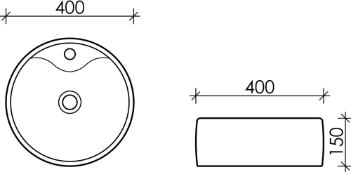 картинка Раковина Ceramica Nova Element CN5027 от магазина Сантехстрой