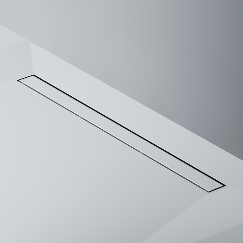картинка W01SC-U11-090-04SB MasterFlow Трап для душа линейный универс затвор Tile 90см цвет сталь мат от магазина Сантехстрой