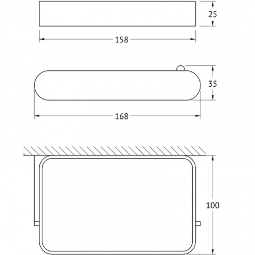 картинка Держатель туалетной бумаги Artwelle Schwarz 7726 с полкой Черный матовый от магазина Сантехстрой
