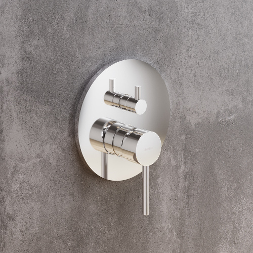 фото 367100000 scandinavian pure, встраиваемый смеситель для ванной - душа, хром