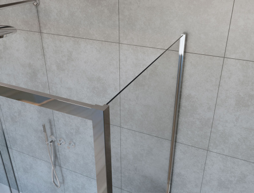 картинка Душевой уголок Garda VSR-1G21020CL, 2000*1000, хром, стекло прозрачное от магазина Сантехстрой