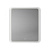 картинка Зеркало Art&Max Genova AM-Gen-600-800-DS-F-White 60х80 с подсветкой, белый матовый от магазина Сантехстрой