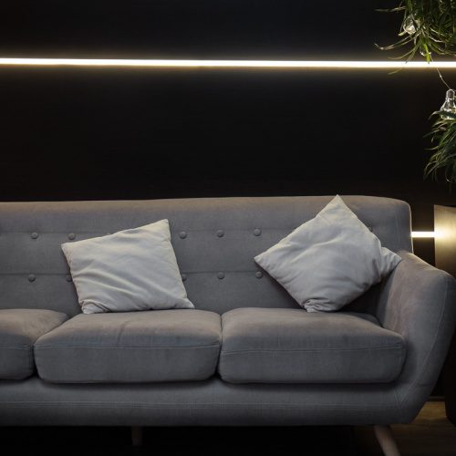 картинка Гибкий неон LED SMD 8х16 мм,  односторонний,  теплый белый,  120 LED/м,  5 м от магазина Сантехстрой