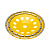 картинка Чашка алмазная шлифовальная,  двухрядная,  230х22,2мм KRANZ от магазина Сантехстрой