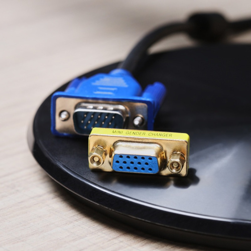 картинка Переходник гнездо VGA - гнездо VGA REXANT от магазина Сантехстрой