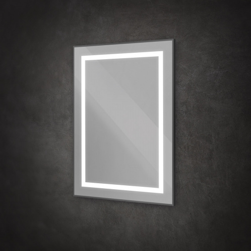 картинка Зеркало BelBagno SPC-KRAFT-600-800-SENS-NERO от магазина Сантехстрой