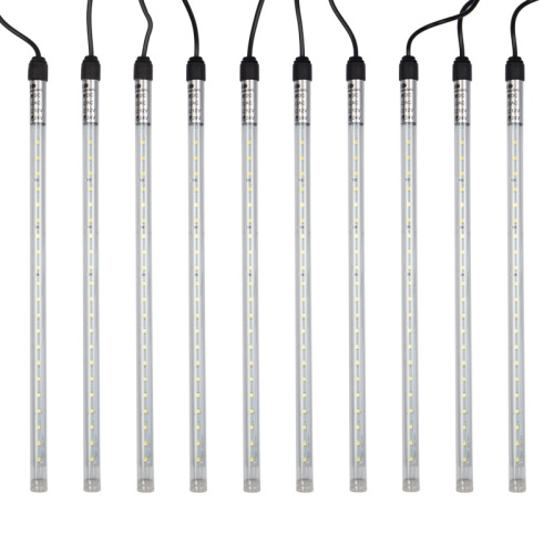 картинка Гирлянда Тающие сосульки 24 В,  комплект 10 шт.  х 30 см,  шаг 100 см,  420 LED,  белый,  соединяются от магазина Сантехстрой