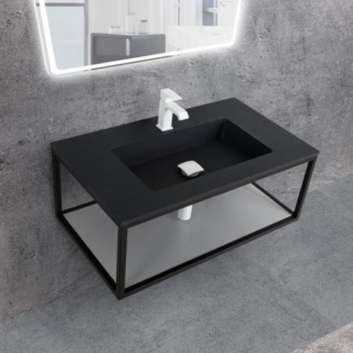 картинка Полка Cezares cadro-100-mens-bianco Белая от магазина Сантехстрой