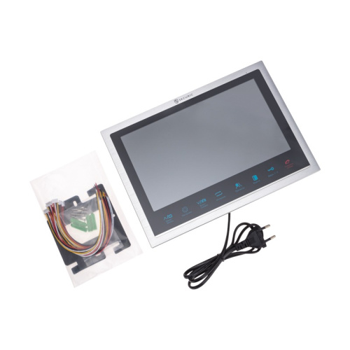 картинка Цветной монитор видеодомофона 10,1" формата AHD(1080P),  с сенсорным управлением,  детектором движения,  функцией фото- и видеозаписи (модель AC-439) от магазина Сантехстрой